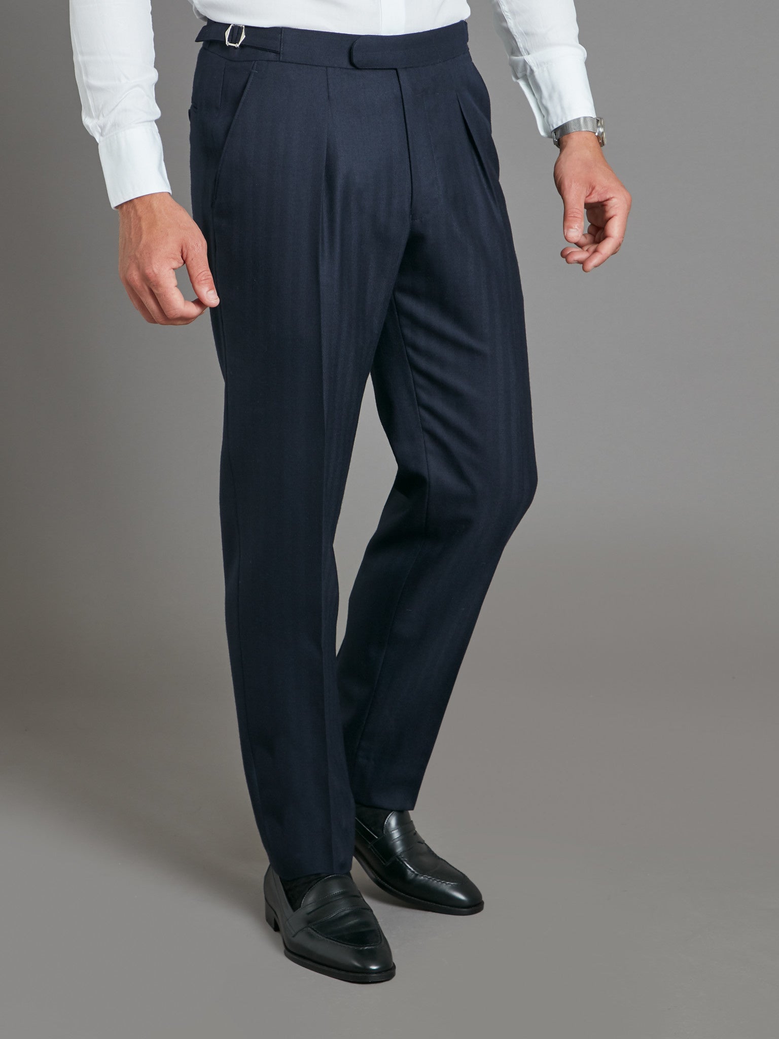 Navy formal trousers