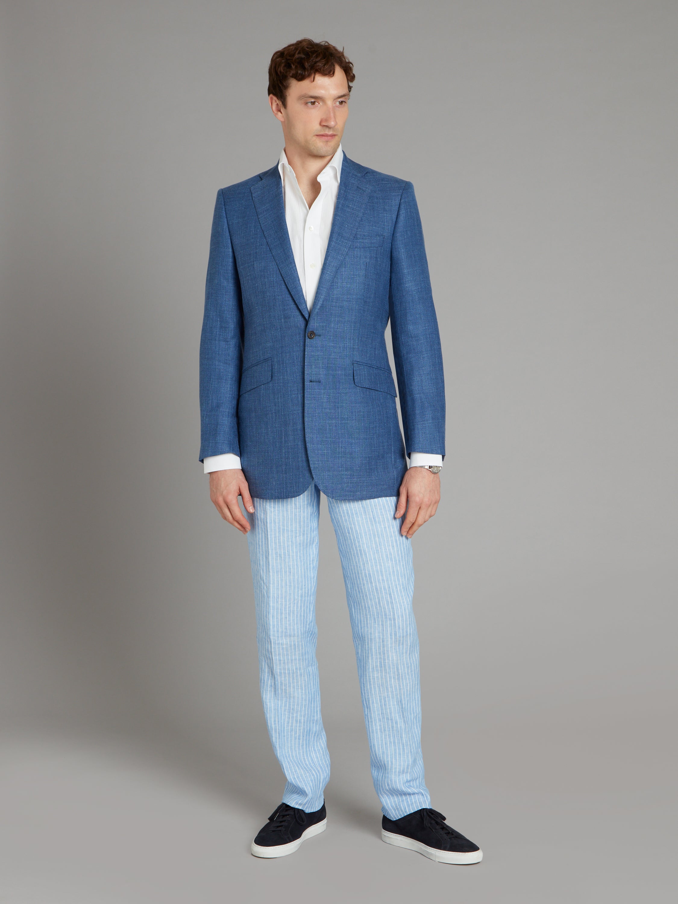 Eaton Men's Jacket | Eaton Jacket - Textured Aegean Blue | Jackets ...