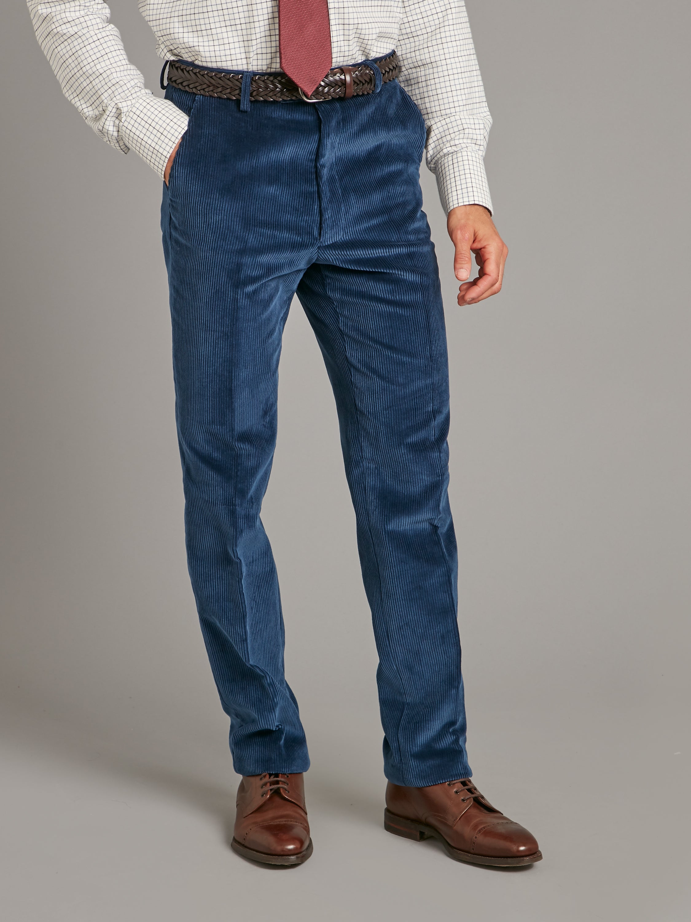 Buy Cross Pocket Stretch Corduroy Trouser Online at Best Prices in India -  JioMart.
